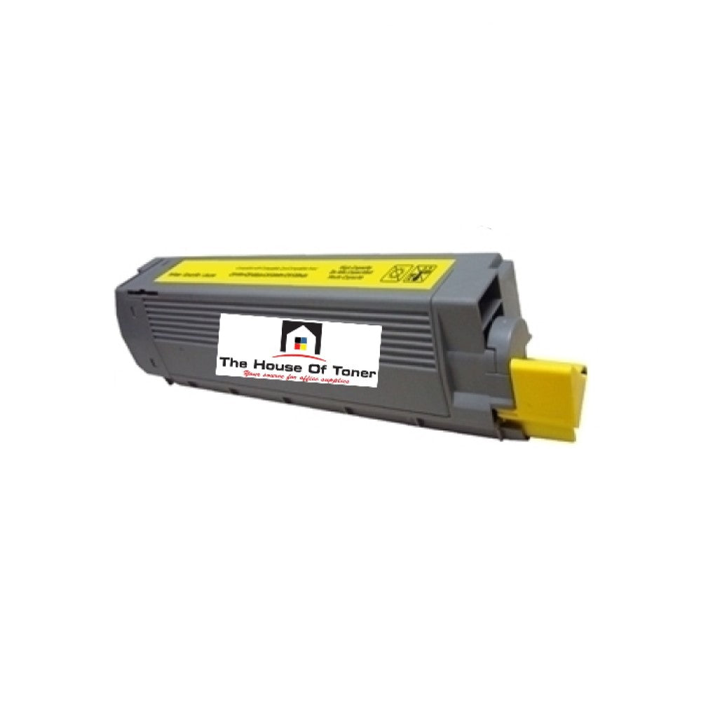 Compatible Toner Cartridge Replacement for OKIDATA 43324417 (TYPE C8) Yellow (5K YLD)