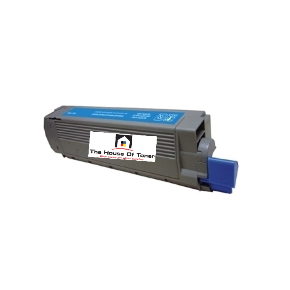 Compatible Toner Cartridge Replacement For OKIDATA 43324419 (TYPE C8) Cyan (5K YLD)