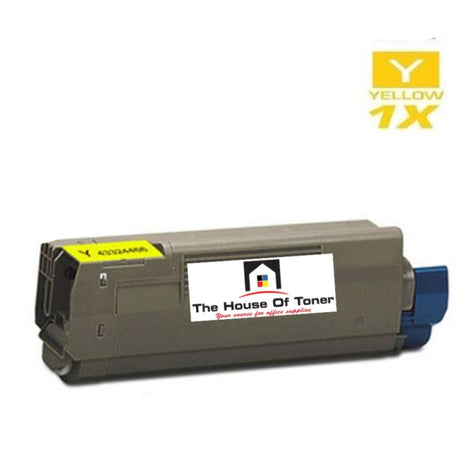 Compatible Toner Cartridge Replacement for OKIDATA 43324466 (TYPE C8) Yellow (5K YLD)