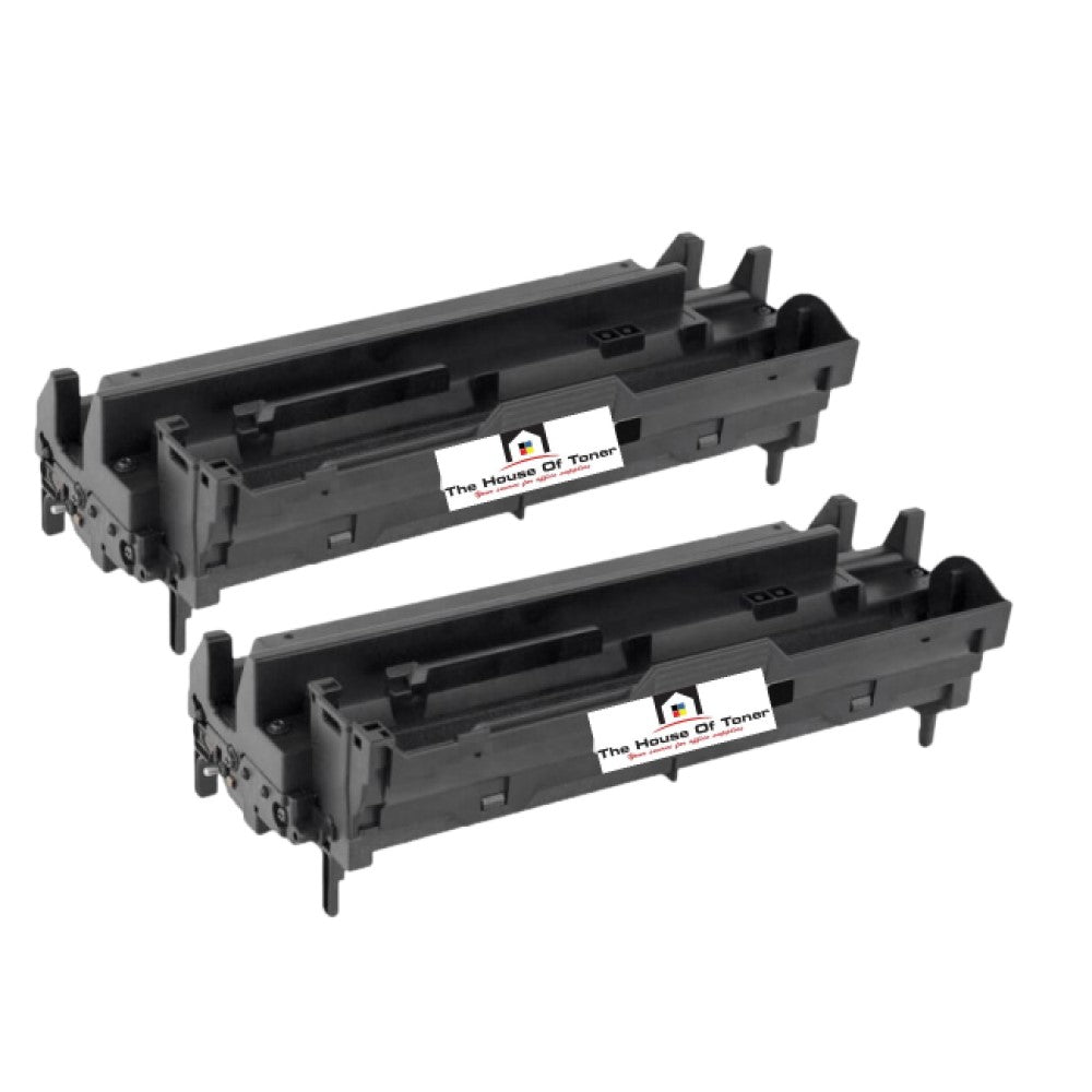 Compatible Drum Unit Replacement for OKIDATA 43501901 (Black) 25K YLD (2-Pack)