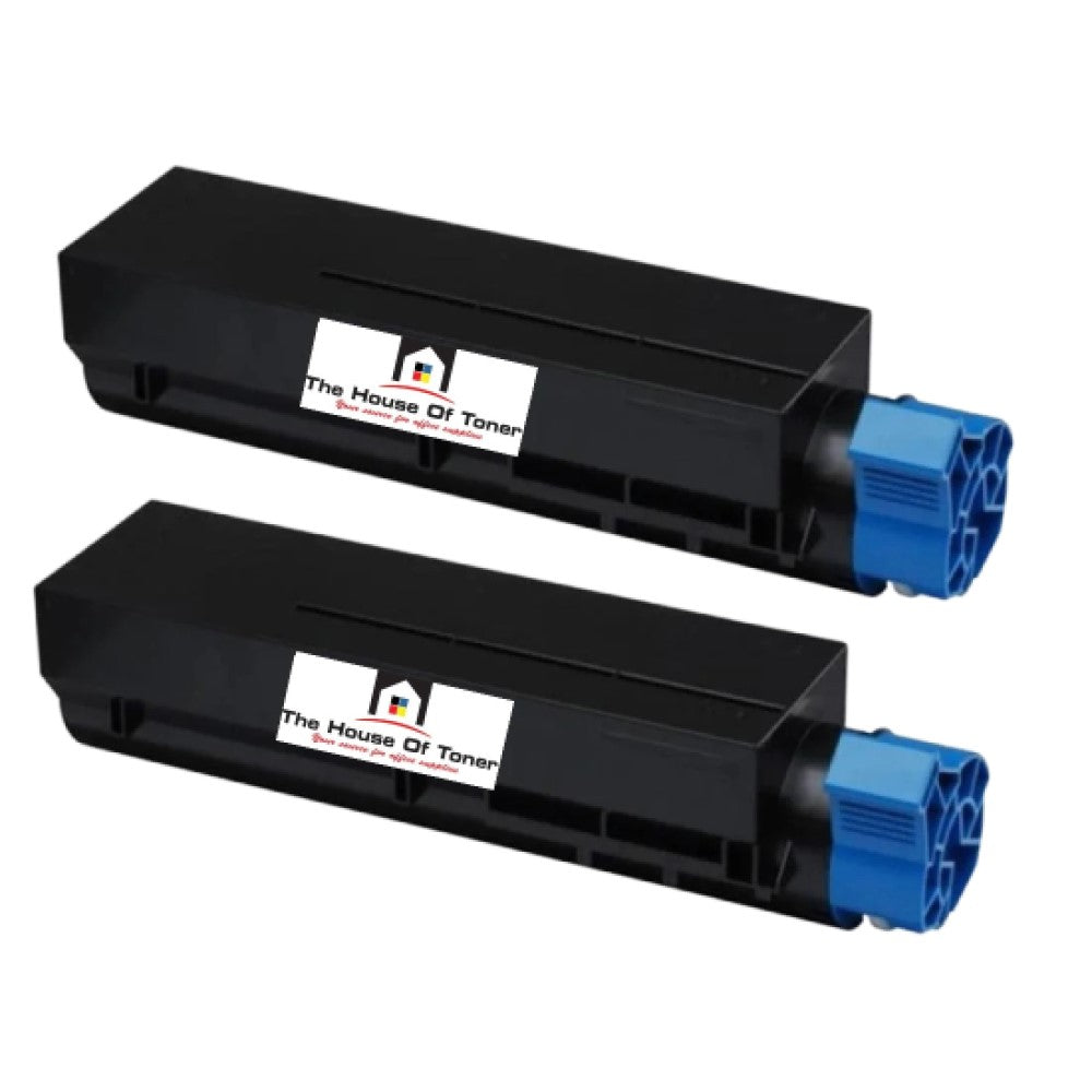 Compatible Toner Cartridge Replacement For OKIDATA 43502001 (Type-9) Black (7K YLD) 2-Pack
