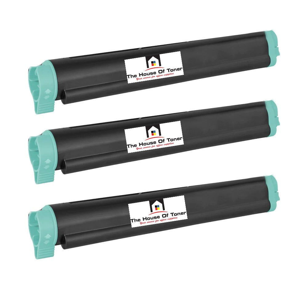 Compatible Toner Cartridge Replacement For OKIDATA 43502301 (Black) 3K YLD (3-Pack)