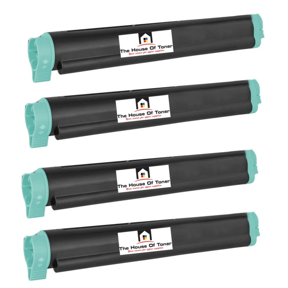 Compatible Toner Cartridge Replacement For OKIDATA 43502301 (Black) 3K YLD (4-Pack)