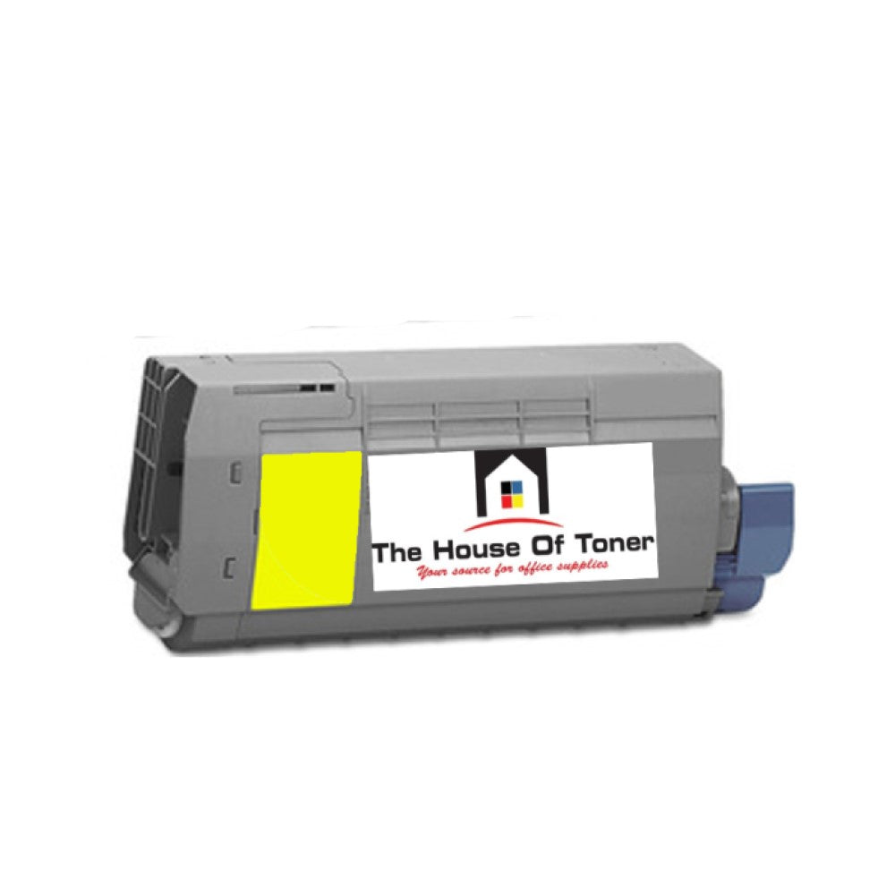 Compatible Toner Cartridge Replacement for OKIDATA 43866101 (Yellow) 11.5K YLD
