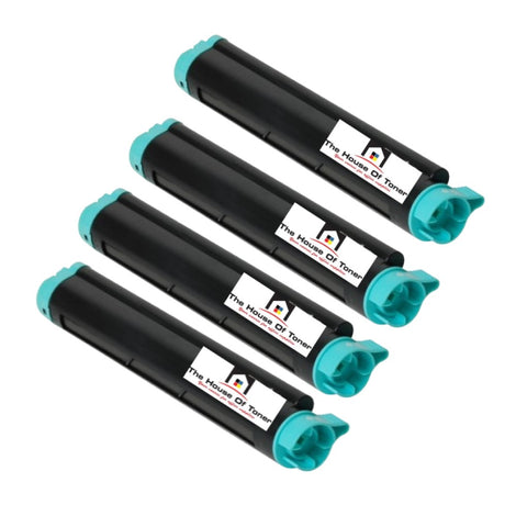 Compatible Toner Cartridge Replacement for OKIDATA 43979101 (Black) 3.5K YLD (4-Pack)