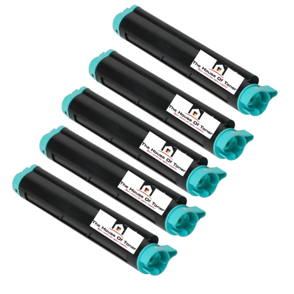 Compatible Toner Cartridge Replacement for OKIDATA 43979101 (Black) 3.5K YLD (5-Pack)