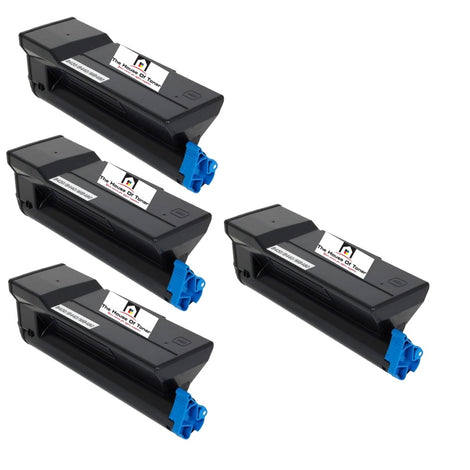 Compatible Toner Cartridge Replacement for OKIDATA 43979215 (High Yield Black) 12K YLD (4-Pack)