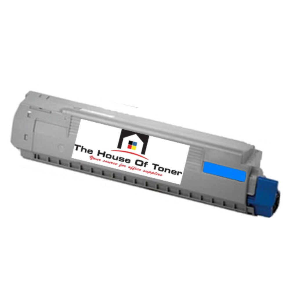 Compatible Toner Cartridge Replacement For OKIDATA 44059111 (Cyan) 8K YLD