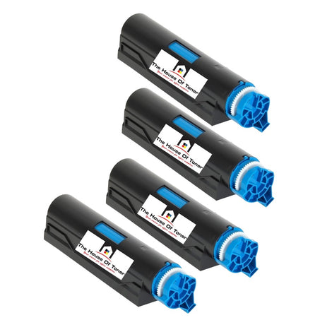 Compatible Toner Cartridge Replacement For OKIDATA 44574901 (Black) 11K YLD (4-Pack)