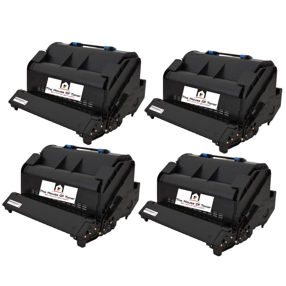 Compatible Toner Cartridge Replacement For OKIDATA 45488801 (Black) 18K YLD (4-Pack)