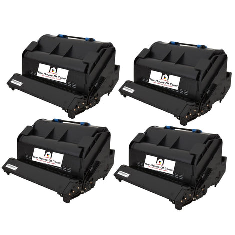 Compatible Toner Cartridge Replacement For OKIDATA 45488801 (Black) 18K YLD (4-Pack)