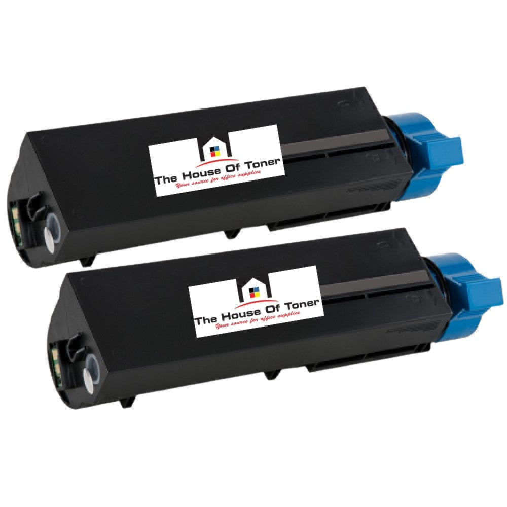 Compatible Toner Cartridge Replacement For OKIDATA 45807110 (Extra High Yield Black) 12K YLD (2-Pack)