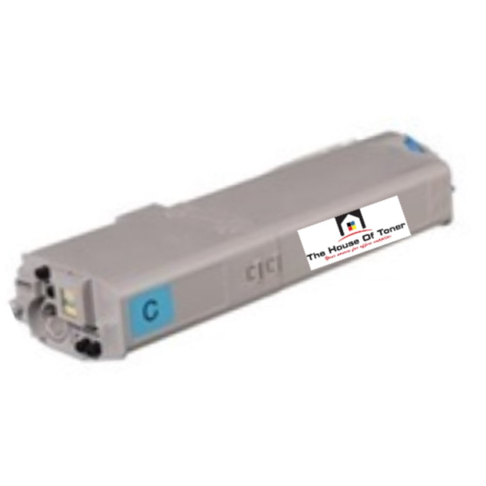 Compatible Toner Cartridge Replacement For OKIDATA 46490603 (High Yield Cyan) 6K YLD