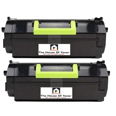 Compatible Toner Cartridge Replacement for Lexmark 51B1000X (High Yield Black) 6.5K YLD (2-Pack)