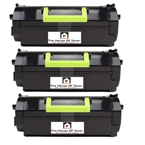 Compatible Toner Cartridge Replacement for Lexmark 51B1000X (High Yield Black) 6.5K YLD (3-Pack)