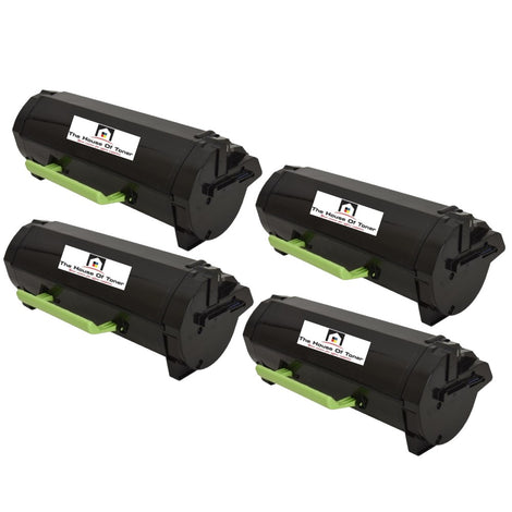 Compatible Toner Cartridge Replacement for Lexmark 51B1H00 (High Yield Black) 8.5K YLD (4-Pack)
