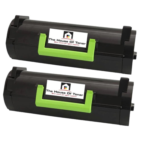 Compatible Toner Cartridge Replacement for Lexmark 51B1X00 (Black) 20K YLD (2-Pack)