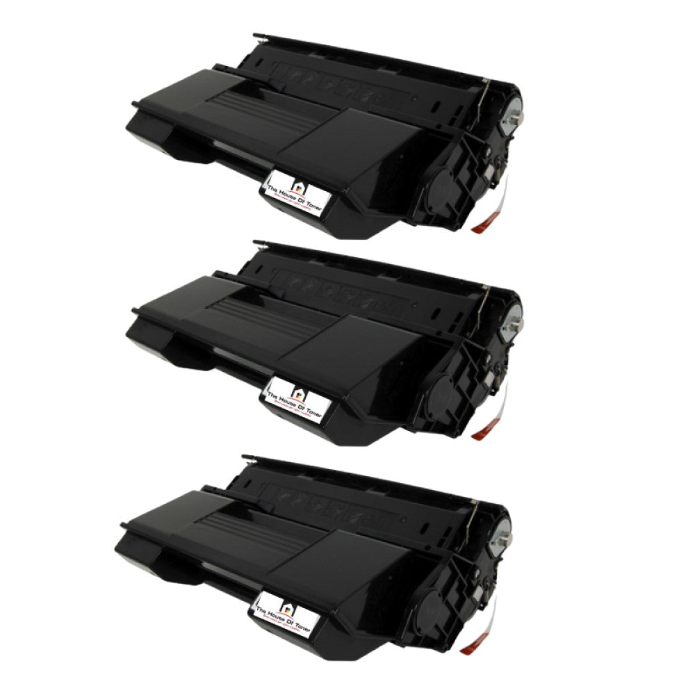 Compatible Toner Cartridge Replacement for OKIDATA 52114501 (Black) 10K YLD (3-Pack)