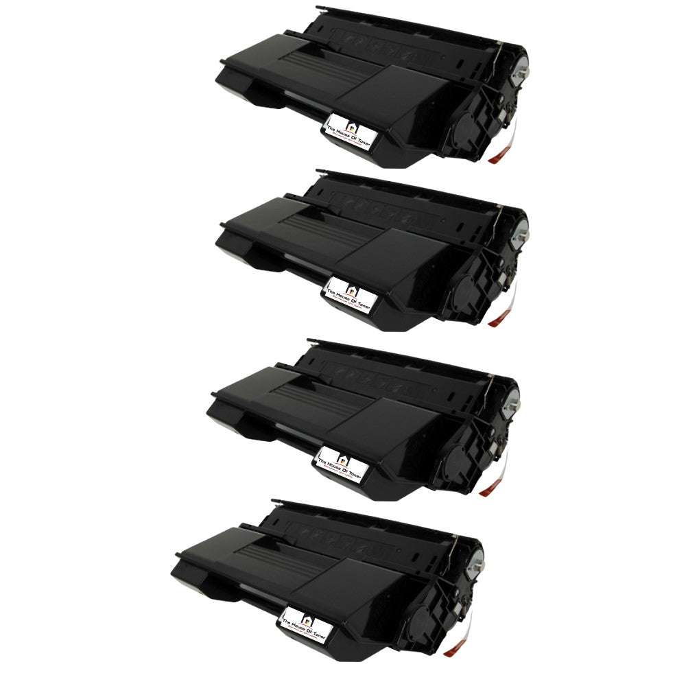 Compatible Toner Cartridge Replacement for OKIDATA 52114502 (High Yield Black) 17K YLD (4-Pack)