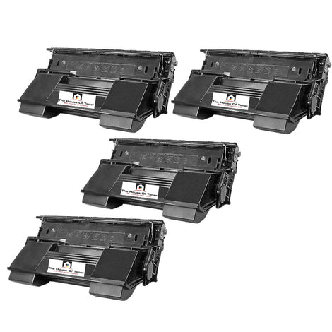 Compatible Toner Cartridge Replacement for OKIDATA 52116002 (High Yield Black) 18K YLD (4-Pack)