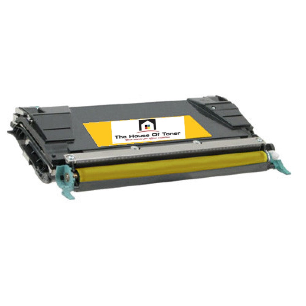 Compatible Toner Cartridge Replacement for LEXMARK C5242YH (High Yield Yellow) 5K YLD