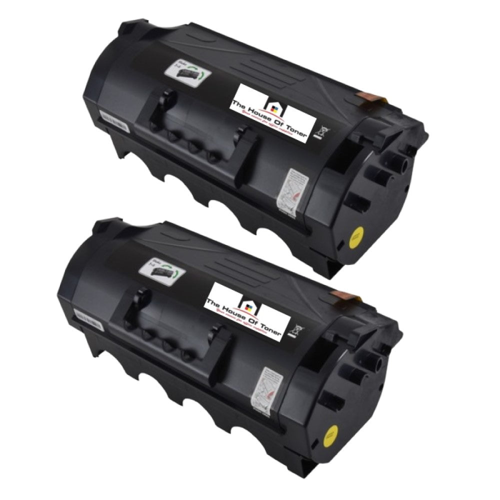 Compatible Toner Cartridge Replacement for Lexmark 53B1H00 (Black) 25K YLD (2-Pack)