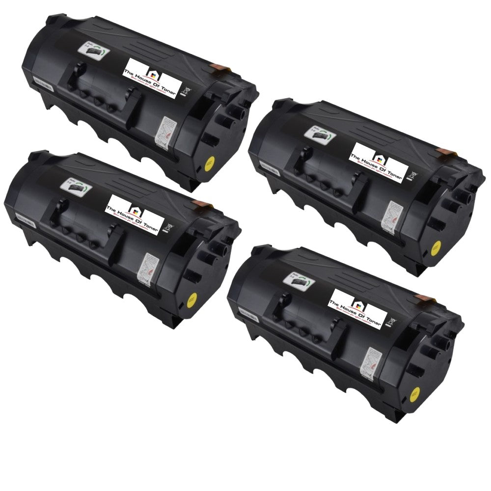 Compatible Toner Cartridge Replacement for Lexmark 53B1H00 (Black) 25K YLD (4-Pack)