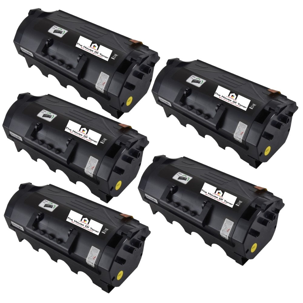 Compatible Toner Cartridge Replacement for Lexmark 53B1H00 (Black) 25K YLD (5-Pack)