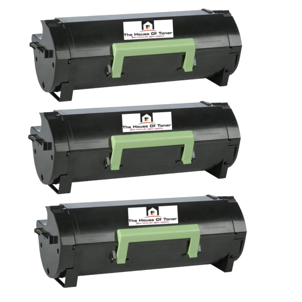 Compatible Toner Cartridge Replacement for Lexmark 56F1000 (Black) 6K YLD (3-Pack)