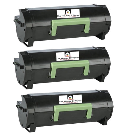 Compatible Toner Cartridge Replacement for Lexmark 56F1H00 (High Yield Black) 15K YLD (3-Pack)