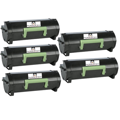 Compatible Toner Cartridge Replacement for Lexmark 56F1H00 (High Yield Black) 15K YLD (5-Pack)