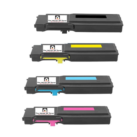 Compatible Toner Cartridge Replacement For Dell 593-BCBC, 593-BCBD, 593-BCBE, 593-BCBF (1KTWP, G7P4G, M9TTM, YC7M7) High Yield Black, Cyan, Magenta, Yellow (11K YLD) 4-Pack