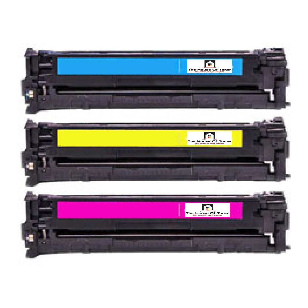 Compatible Toner Cartridge Replacement For CANON 6269B001AA, 6270B001AA, 6271B001AA (131) Yellow, Magenta, Cyan (1.5K YLD) 3-Pack
