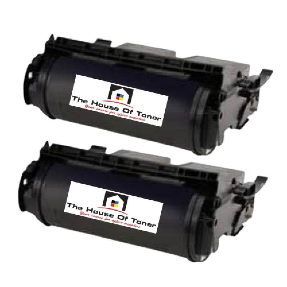 Compatible Toner Cartridge Replacement for LEXMARK 64435XA (High Yield) Black (32K YLD) 2-Pack