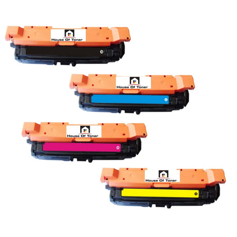 Compatible Toner Cartridge Replacement for HP CE260A, CE261A, CE262A, CE263A (647A, 648A) Black, Cyan, Yellow, Magenta  (8.5K Black, 11K Color YLD) 4-Pack)