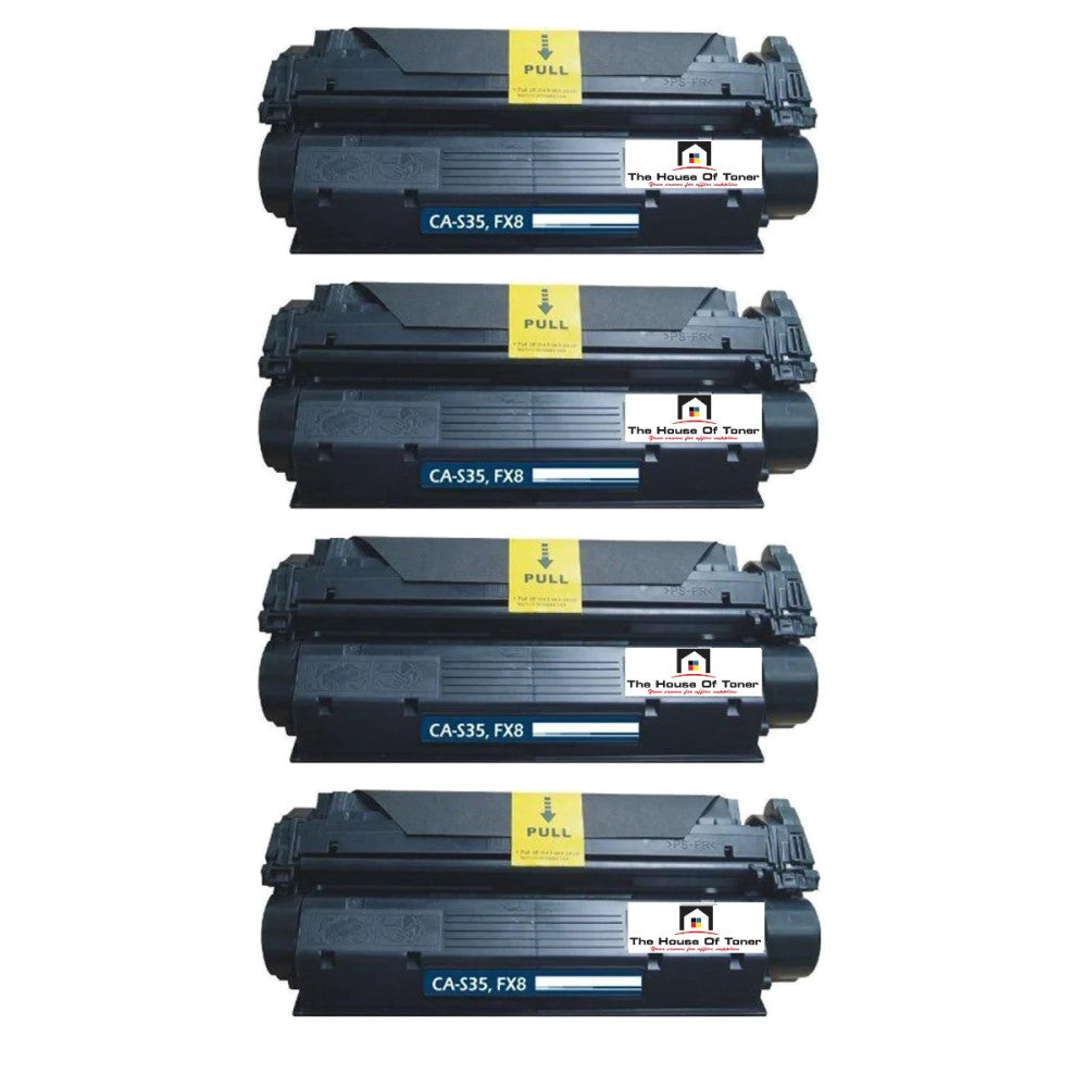 Compatible Toner Cartridge Replacement For Canon 7833A001AA (S35) Black (3.5K YLD) 4-Pack