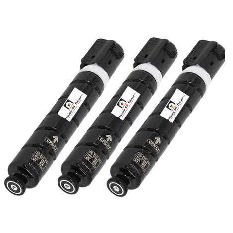 Compatible Toner Cartridge Replacement for CANON 8516B003AA (GPR-51) COMPATIBLE (3-PACK)