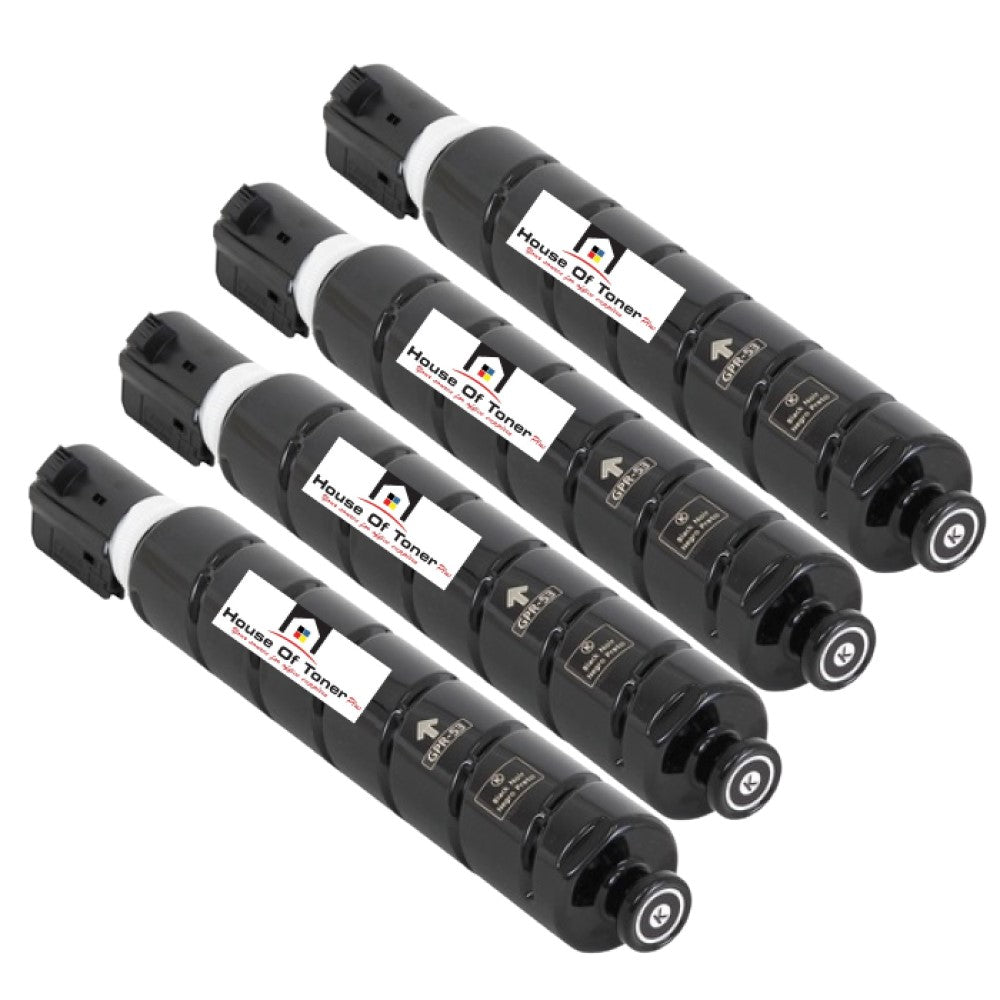 Compatible Toner Cartridge Replacement For CANON 8524B003AA (GPR-53) COMPATIBLE (4-PACK)