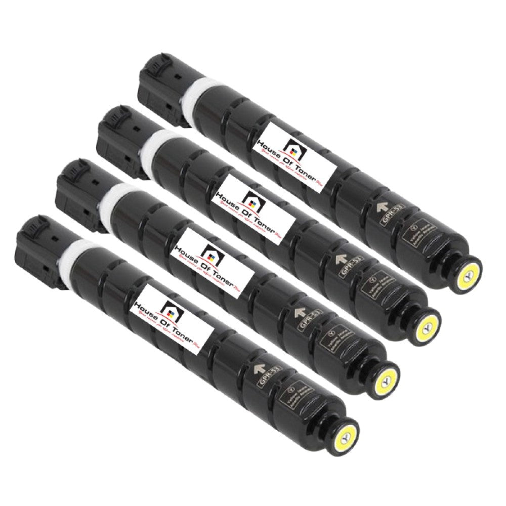 Compatible Toner Cartridge Replacement For CANON 8527B003AA (GPR-53) COMPATIBLE (4-PACK)