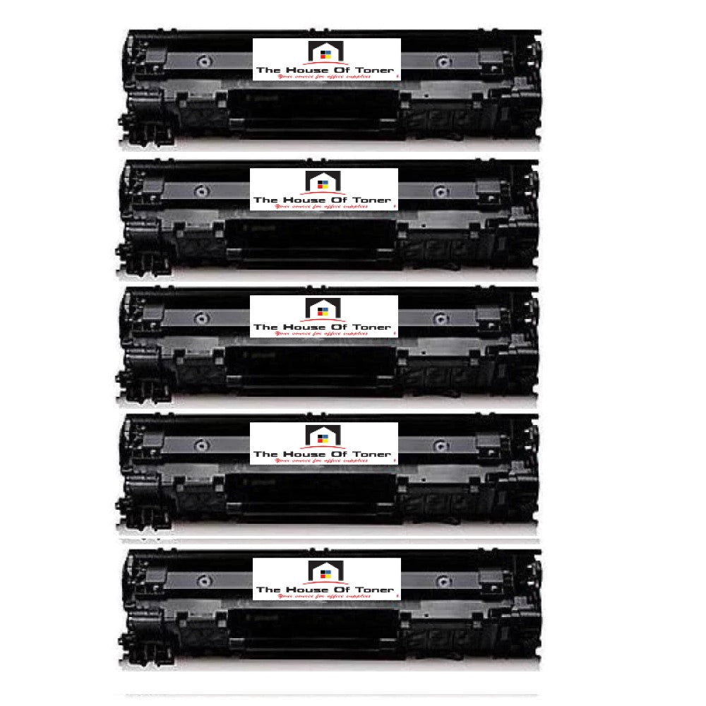 Compatible Toner Cartridge Replacement For CANON 9435B001AA (137) Black (2.4K YLD) 5-Pack