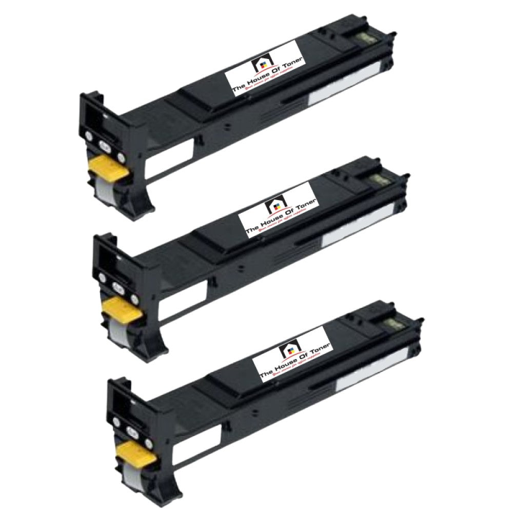 Compatible Toner Cartridge Replacement for Konica Minolta A06V133 (High Yield Black) 12K YLD (3-Pack)