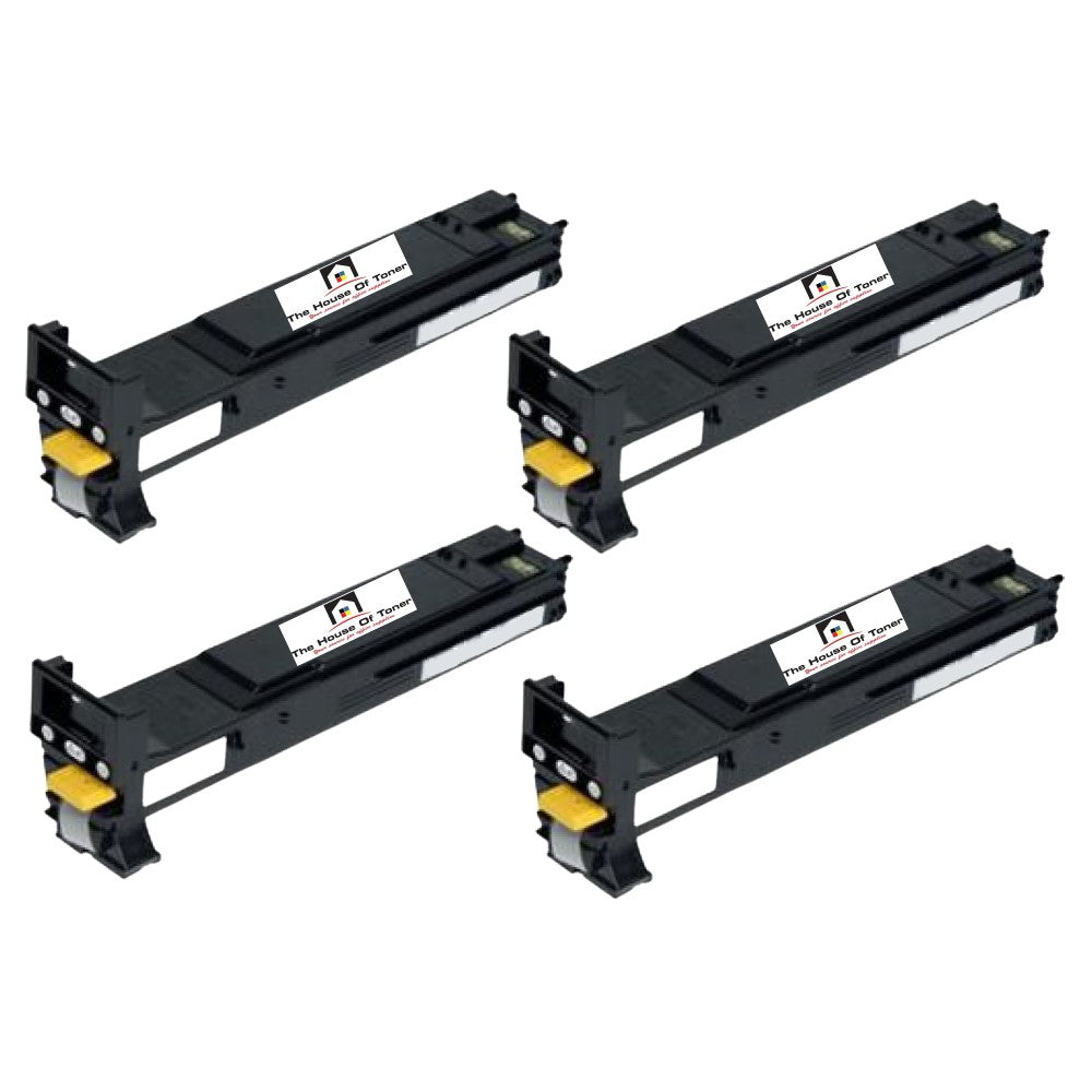 Compatible Toner Cartridge Replacement for Konica Minolta A06V133 (High Yield Black) 12K YLD (4-Pack)