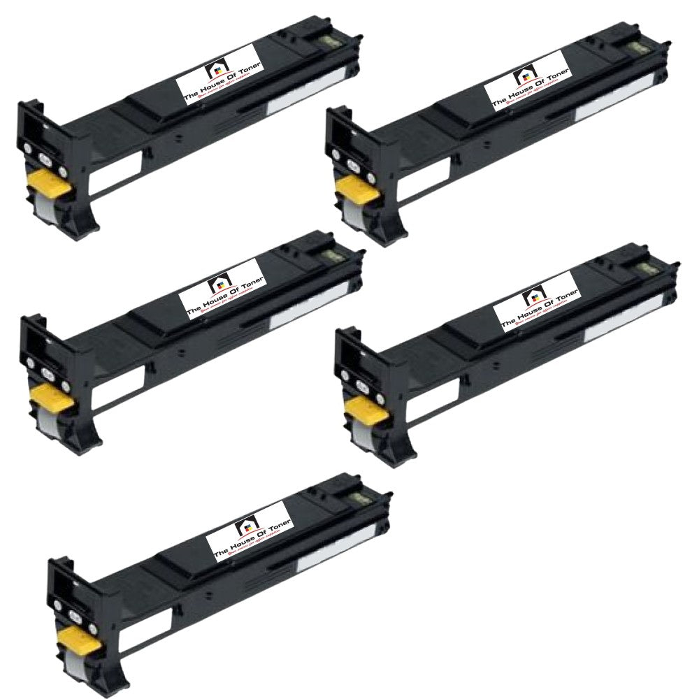 Compatible Toner Cartridge Replacement for Konica Minolta A06V133 (High Yield Black) 12K YLD (5-Pack)