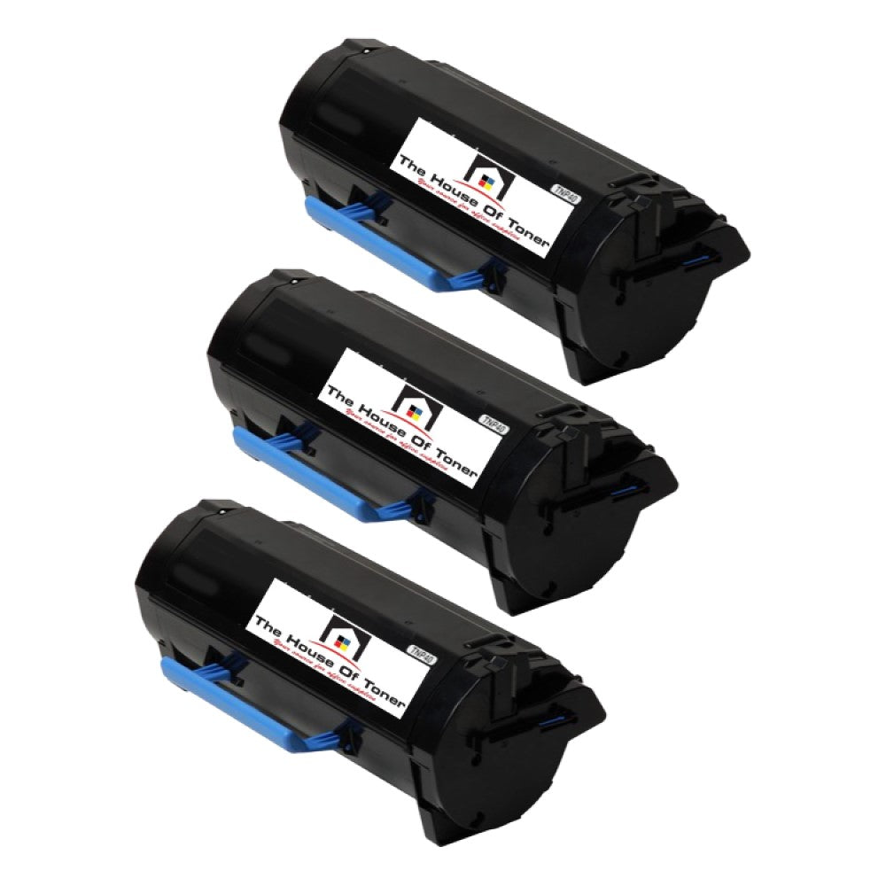 Compatible Toner Cartridge Replacement for Konica Minolta A6WN01F (TNP40) Black (20K YLD) 3-Pack