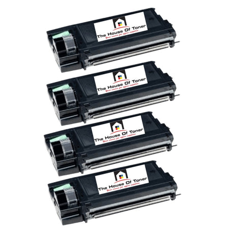 Compatible Toner Cartridge Replacement for SHARP AL204TD (AL-204TD) Black (6K YLD) 4-Pack