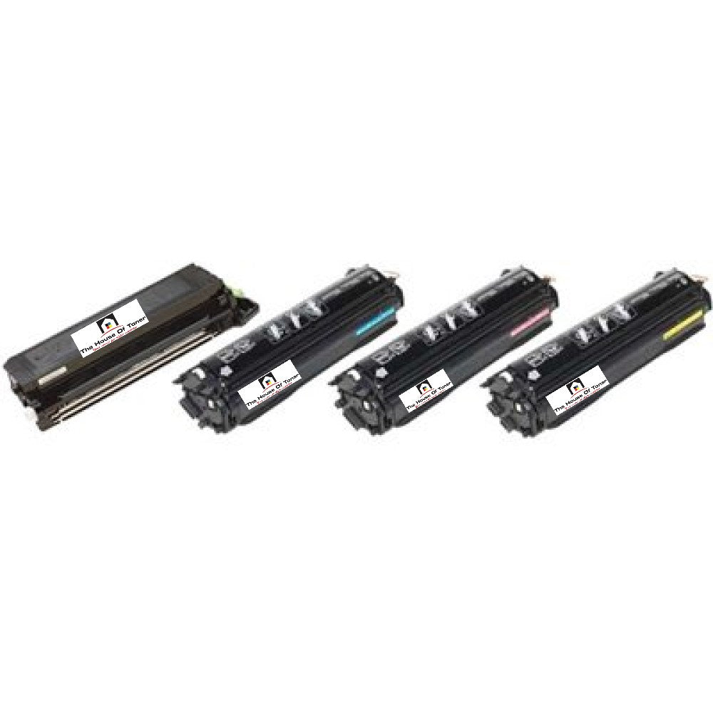 Compatible Toner Cartridge Replacement For HP C4149A, C4150A, C4151A, C4152A (Black, Cyan, Yellow, Magenta) 17K YLD Black, 8.5K YLD Color (4-Pack)