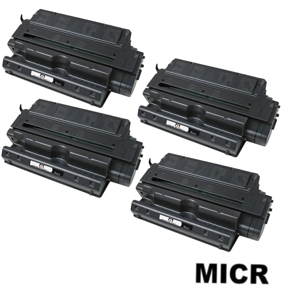 Compatible Toner Cartridge Replacement For HP C4182X (82X) High Yield Black (20K YLD) 4-Pack (W/Micr)