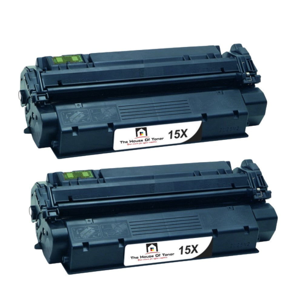 Compatible Toner Cartridge Replacement For HP C7115X (15X) High Yield Black (3.5K YLD) 2-Pack