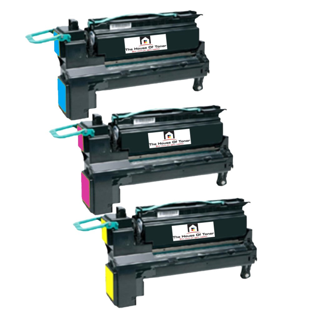 C792e Compatible Toner Cartridge Replacement for Lexmark C792X2CG, C792X2YG,