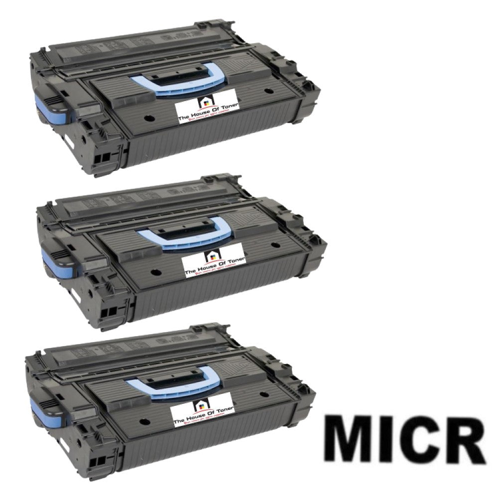 Compatible Toner Cartridge Replacement For HP C8543X (43X) High Yield Black (30K YLD) 3-Pack W/Micr